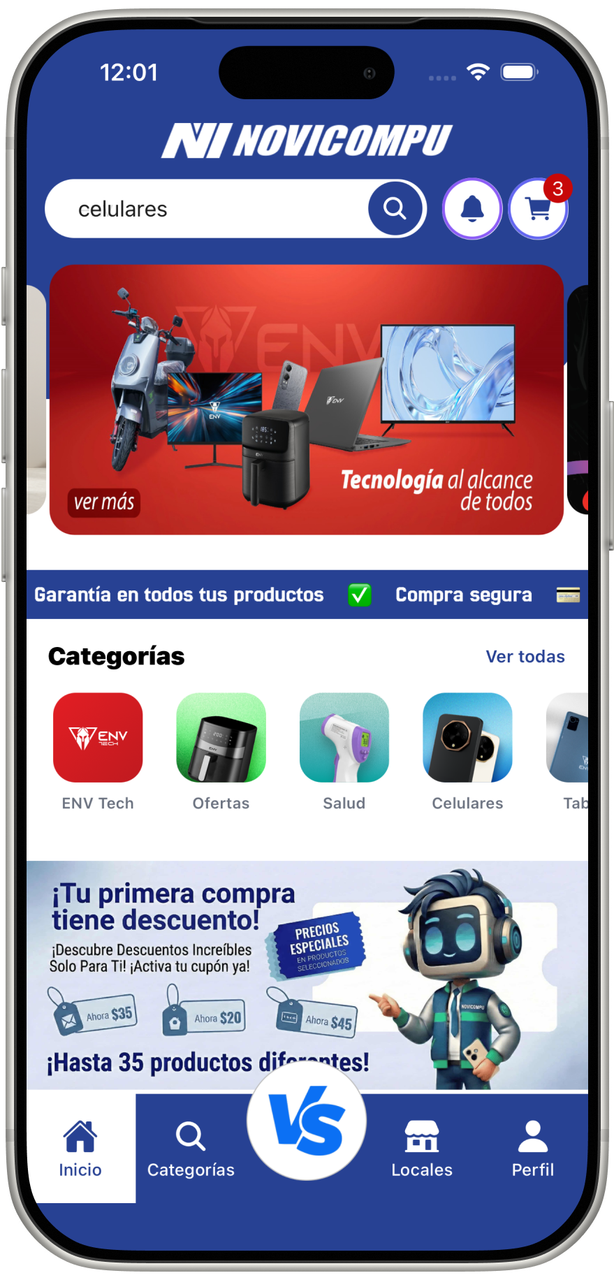 Productos electrónicos destacados